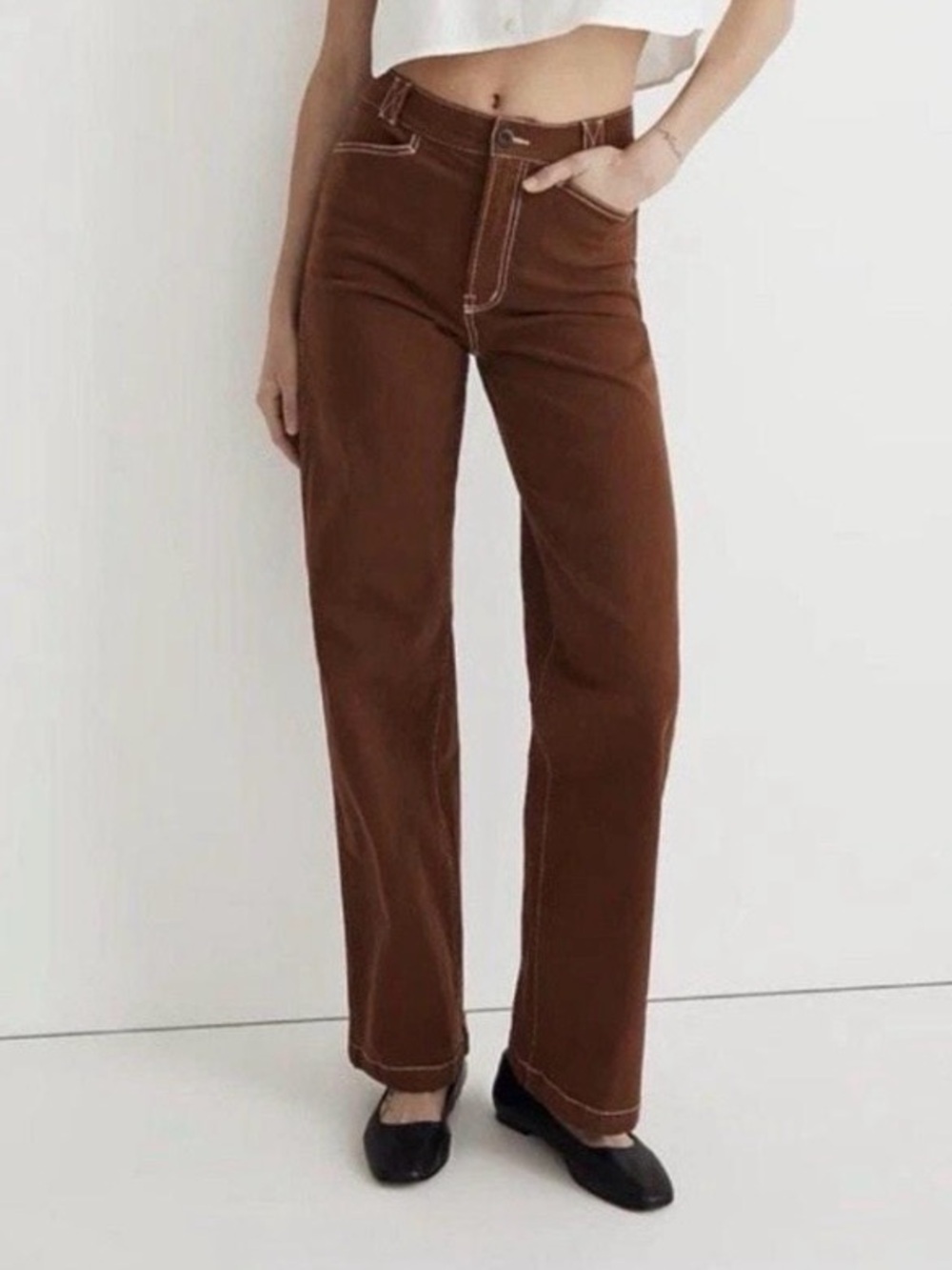 MADEWELL The Emmet Wide Leg Jeans